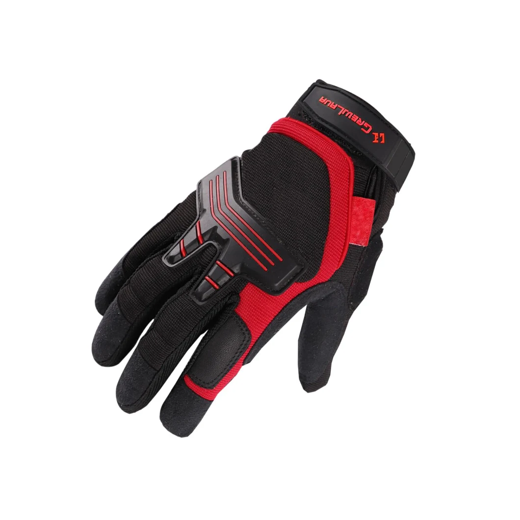 Impact Protection Mechanical Gloves Hard-Wearing Cut Resistant Industrial Safety Motorcycling Riding Gloves with TPR