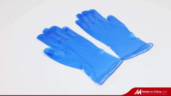Черные оптовые одноразовые латексные виниловые защитные перчатки для осмотра из ПВХ-каучука и нитрила для больниц/бытовых/красоты/еды